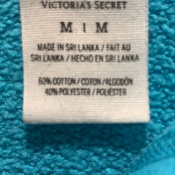 PINK VICTORIA’S SECRET SIZE M ZIPPERED JACKET - Picture 5 of 6